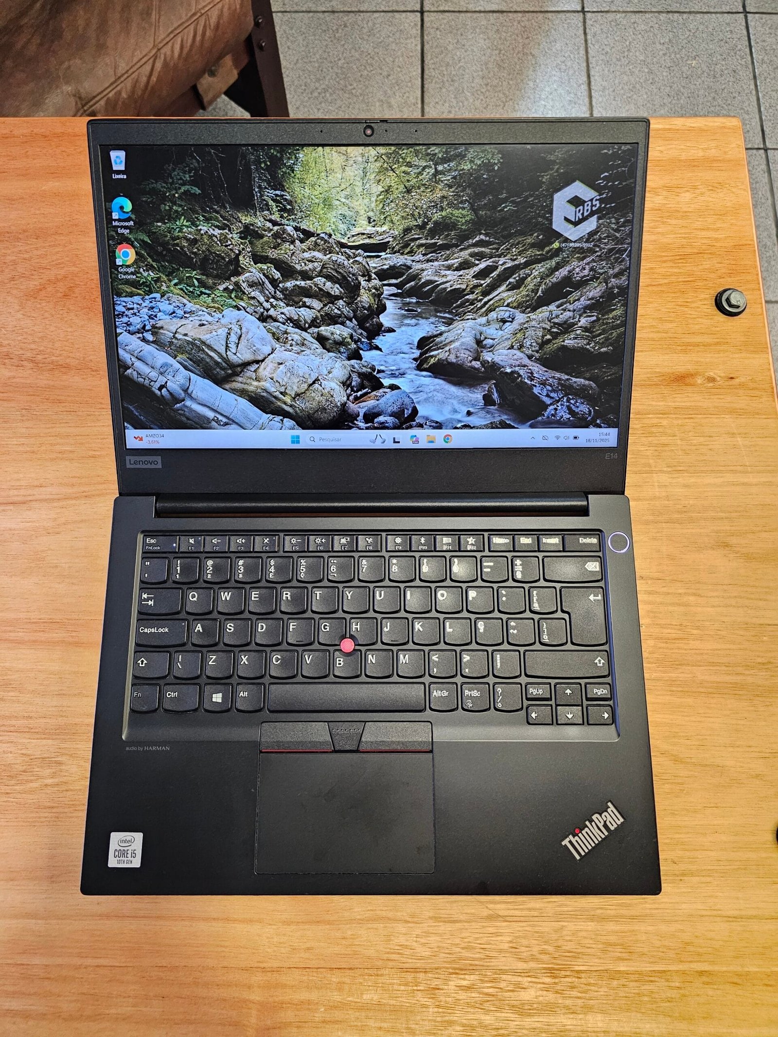Lenovo Thinkpad E14 Gen 1 Core i5 10310U 8GB Ram 256GB Ssd 500GB Hdd 14 pol FHD - Imagem 5